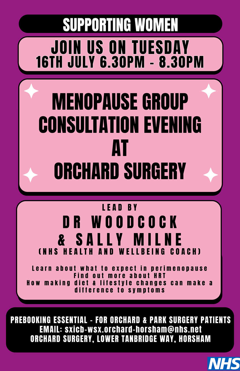 Menopause evening 