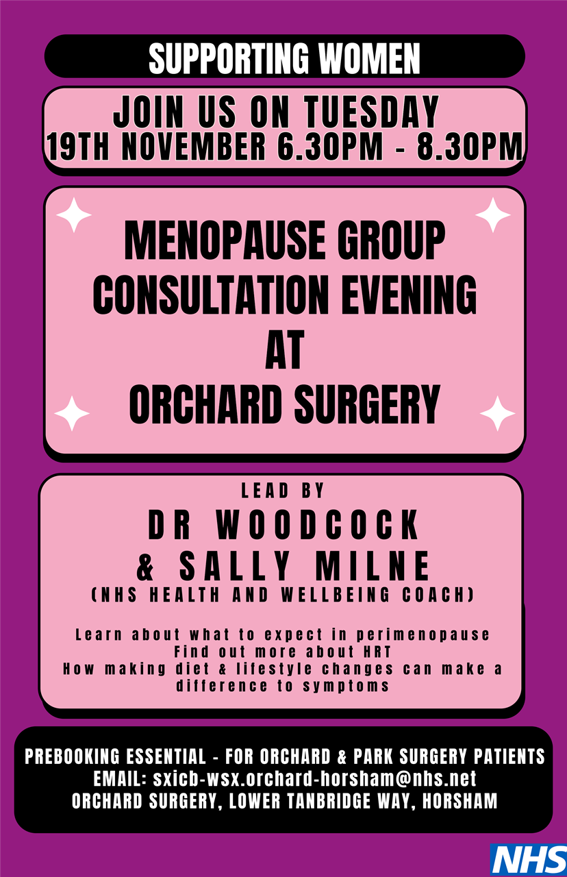 Menopause evening 